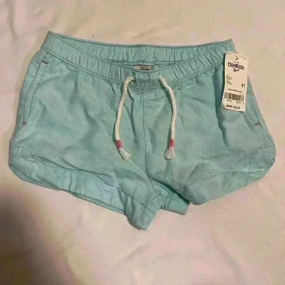 Osh Kosh B’Gosh Girls Kids Size 4T Shorts Blue
